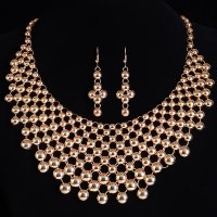 SET720 - Luxury  Ball Bead Gold Jewelry Set